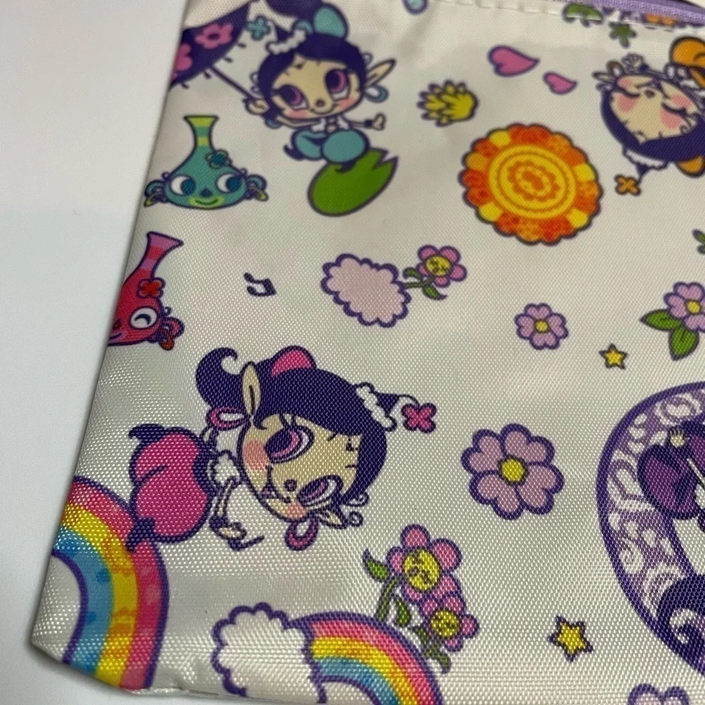 Girls make up bag pencil bag L-Shaped fastener Flat pouch, Akubigirl Design